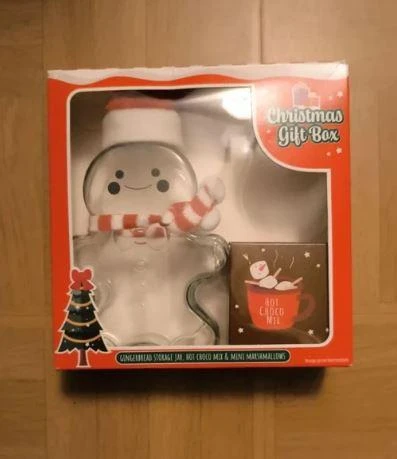Kit de chocolat chaud bonhomme Pain d'épices neuf